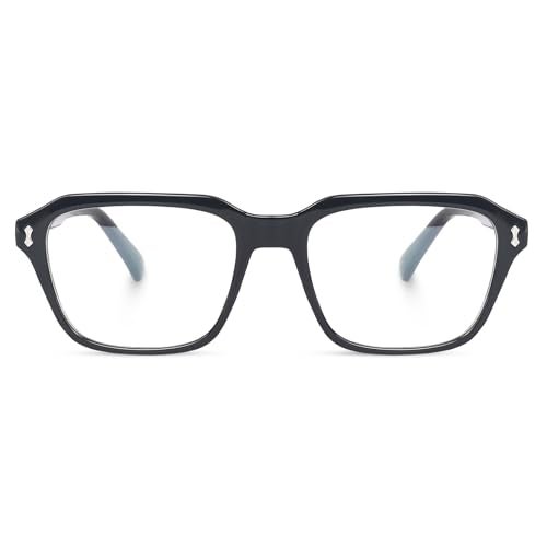 Peter Jones I Unisex I Black Color I Large Size I Square Frame I Anti Glare Lenses I Optical Frame (AG222B) - Image 2