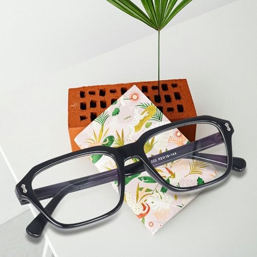 Peter Jones I Unisex I Black Color I Large Size I Square Frame I Anti Glare Lenses I Optical Frame (AG222B) - Image 4