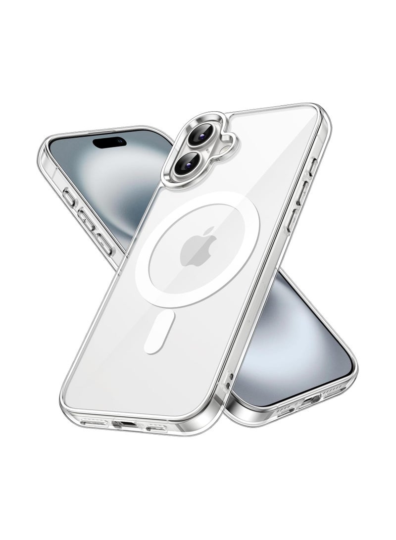 iPhone 16  Magsafe Case Clear【N52 Strong Magnetic Adoption】iPhone 16 Case Anti-Yellow and Scratch Resistant, Ultra-Thin, iphone16 6.1 Inch Magnetic Case Transparent - Image 1