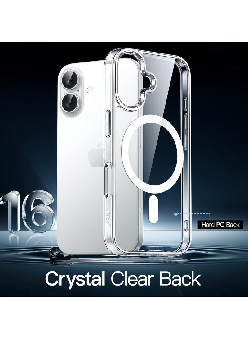 iPhone 16  Magsafe Case Clear【N52 Strong Magnetic Adoption】iPhone 16 Case Anti-Yellow and Scratch Resistant, Ultra-Thin, iphone16 6.1 Inch Magnetic Case Transparent - Image 3