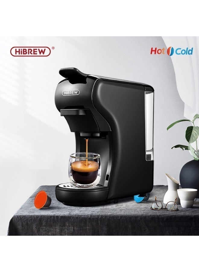 HiBREW Coffee Machine  4in1 Multiple Hot/Cold Brew Capsule Espresso Maker For Nespresso Dolce Gusto Ground Coffee K cup H1A - Image 1