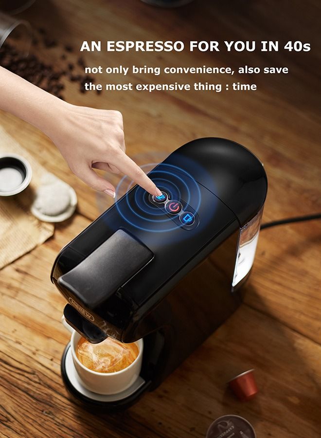 HiBREW Coffee Machine  4in1 Multiple Hot/Cold Brew Capsule Espresso Maker For Nespresso Dolce Gusto Ground Coffee K cup H1A - Image 3