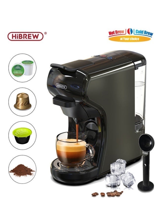 هيبرو آلة صنع القهوة HiBREW  بار 4in1 متعددة الكبسولات الساخنة / الباردة ماكينة صنع الإسبريسو لنسبريسو دولتشي غوستو قهوة مطحونة K-cup H1A - Image 1