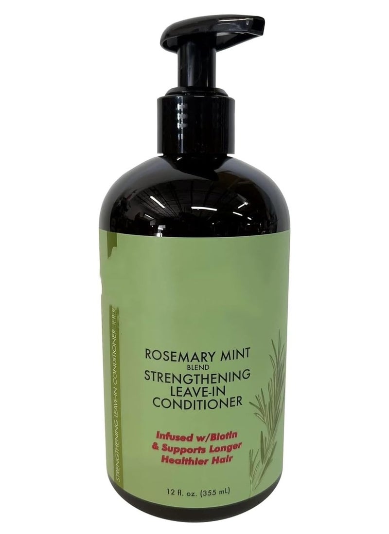 DubaiGallery - Organics Mint & Rosemary Hair Strengthening Set - Shampoo, Conditioner, Hair Mask, Hair Growth - Enriched with Biotin, Cleanses and Helps Strengthen Weak, Brittle Hair - Image 1
