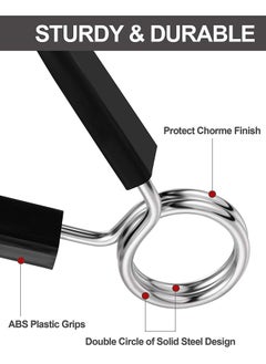 Generic Barbell Accessories Set,  2 Pcs Spring Collar Clips, 2 Pcs Dumbbell Screw Clamps Dumbbell Bar Spinlock and 2 Pcs Spinlock Collars for 1 Inch Standard Barbells Bars Sports 6Pcs  - Image 2