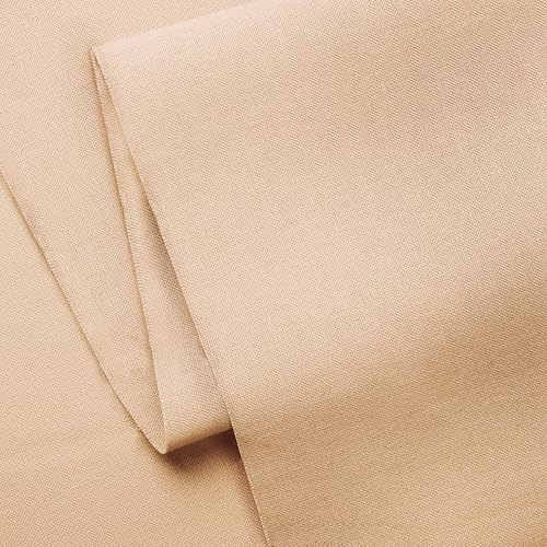 Craftido-19 Options-100% Cotton Fabric by The Yard in Solid Color 44”Wide by 3yd (9 ft) -Medium Weight 5.2 oz-Soft Cotton for Quilting, Sewing, Crafts, Binding, Backing and Lining - Beige - Image 3