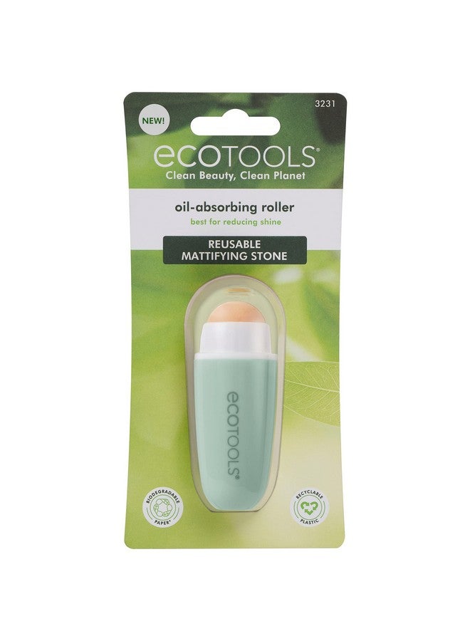 Ecotools Reusable Shine Control Oil Absorbing Facial Roller Oil Absorbing Volcanic Ash Face Roller For Oily Skin Cruelty Free Facial Skincare Tool Perfect For On The Go 1 Count - Image 2