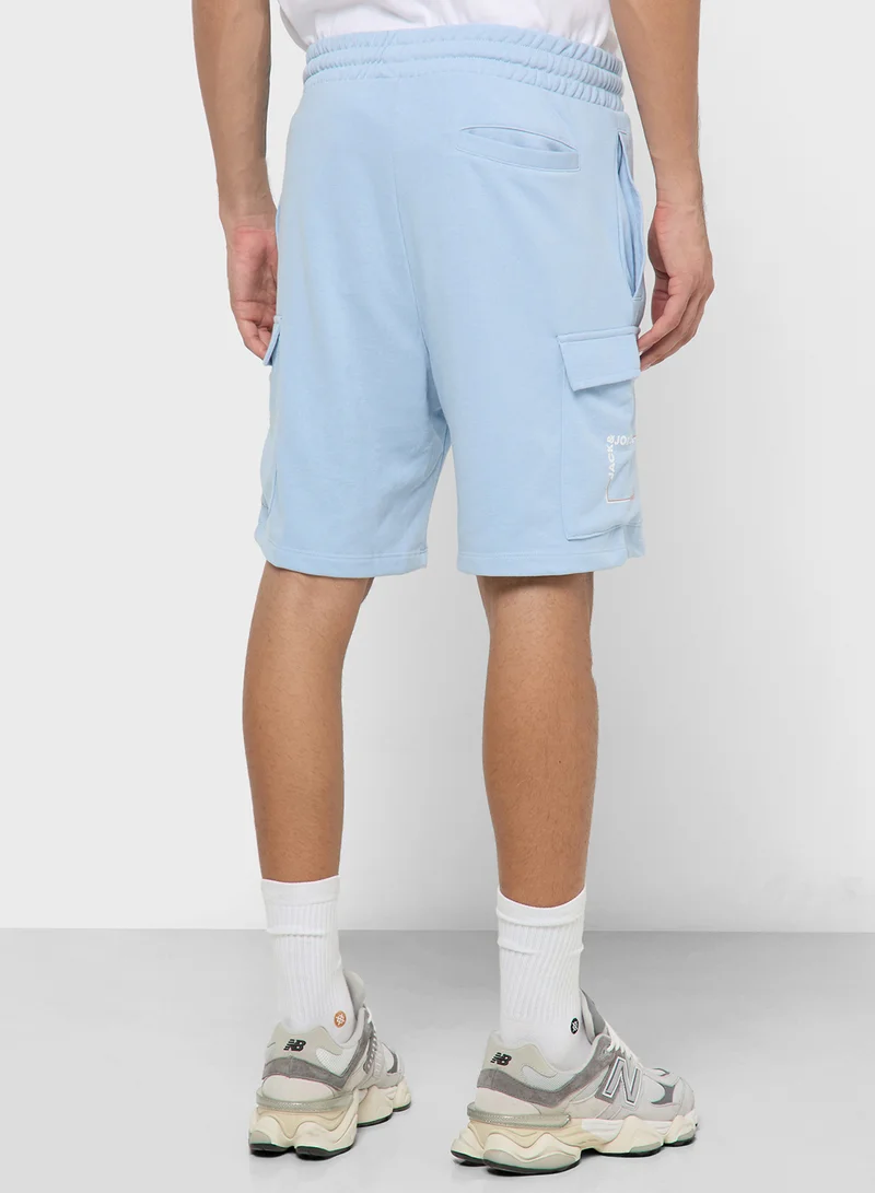JACK & JONES Jpstkane Essential Drawstring Pocket Detail Shorts