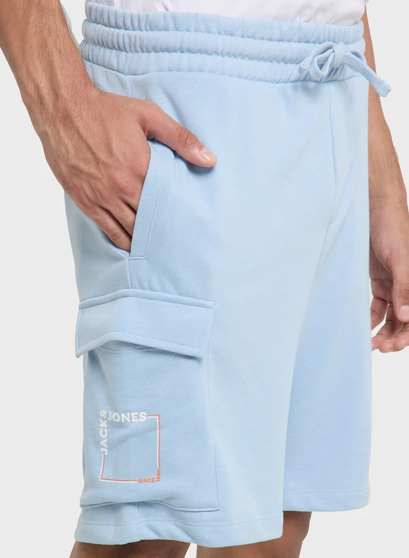 JACK & JONES Jpstkane Essential Drawstring Pocket Detail Shorts