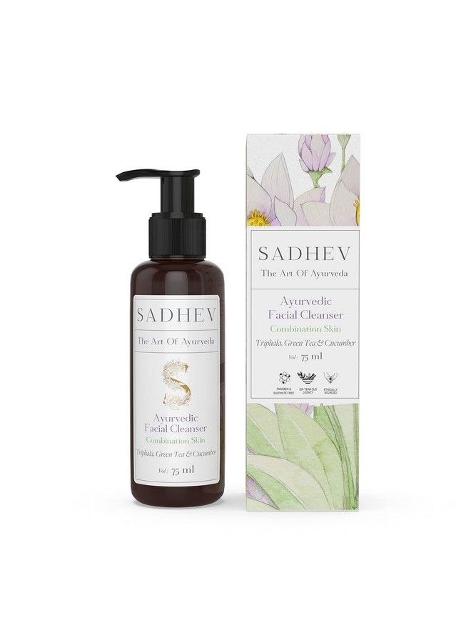 SADHEV Ayurvedic Facial Cleanser Combination Skin 75 Ml - Image 1