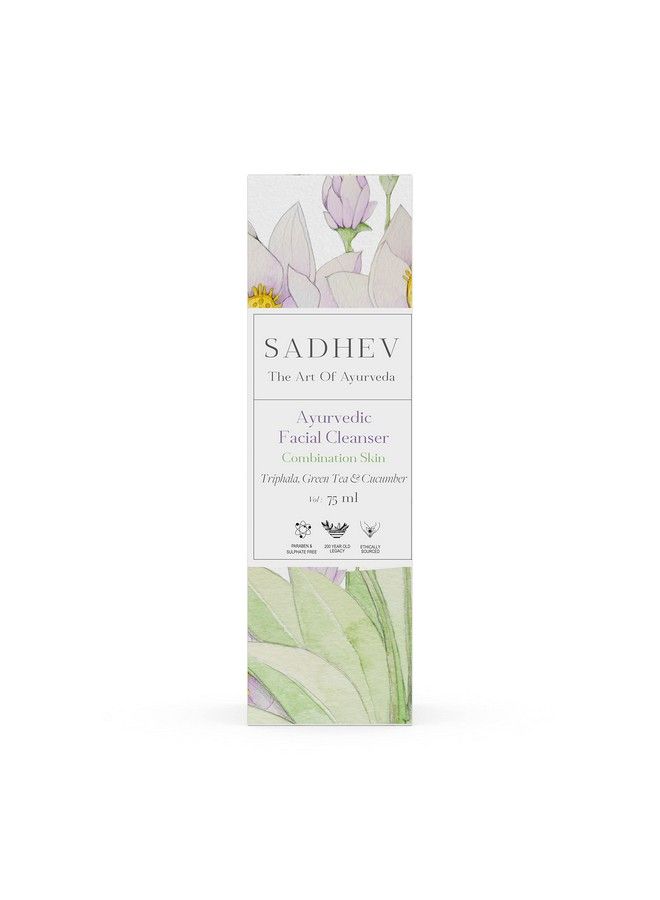 SADHEV Ayurvedic Facial Cleanser Combination Skin 75 Ml - Image 3