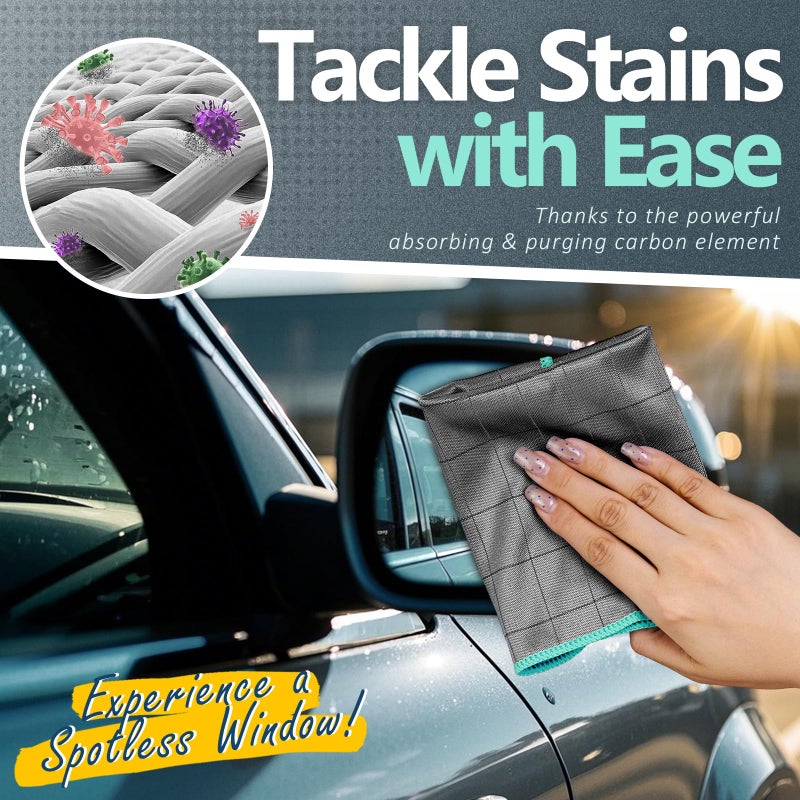 Airlab Microfiber Cleaning Cloth for Glass Cleaner Window Polishing Car Auto Detailing Lint Free Drying Dishes Kitchen Bathroom Magic Cleaning Cloths, Pack of 3, 12" x 12", Grey-Green - Image 4