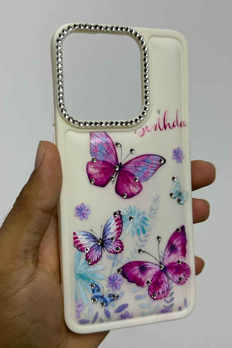 Plastic Back Cover Butterfly  Compatible with Honor X6B - Image 2