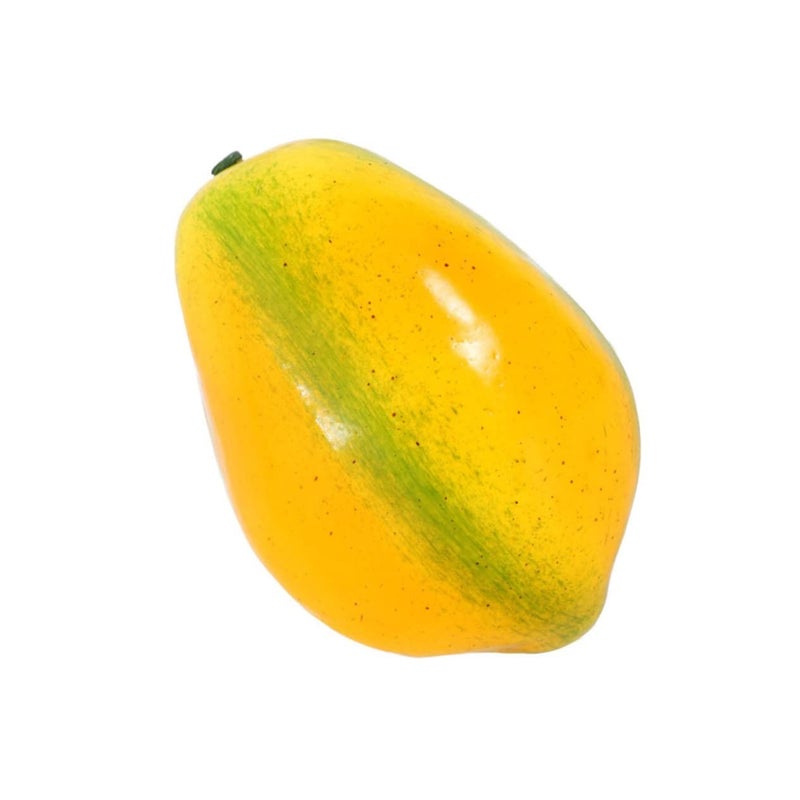 Gleavi Artificial Papaya Fruit Model Home Decor Table Photo Prop Red - Image 2