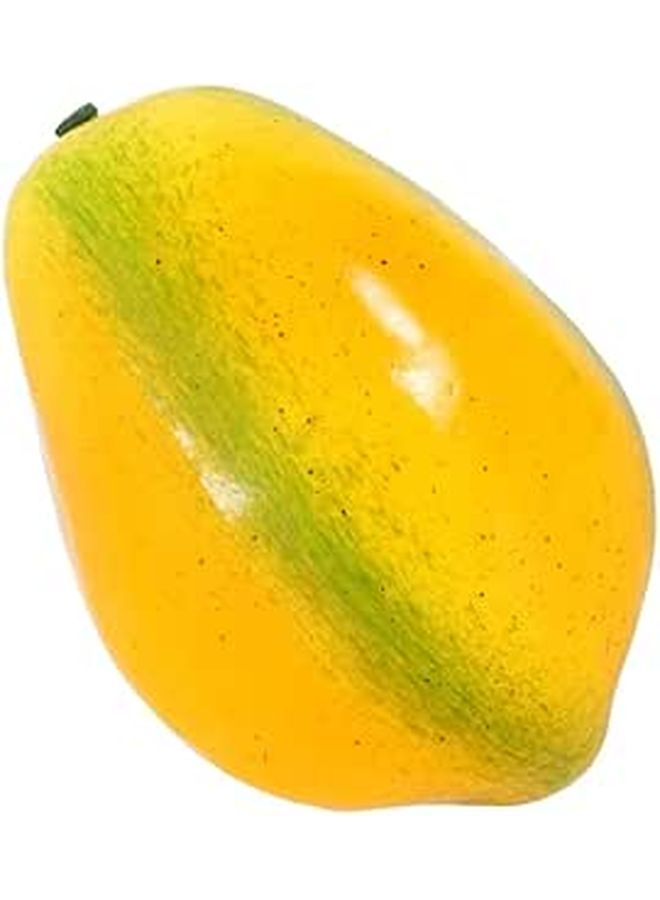Gleavi Artificial Papaya Fruit Model Home Decor Table Photo Prop Red - Image 1