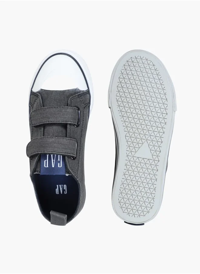 GAP Boys' Logo Detail Sneakers with Hook-and-Loop Closure - HOUSTON VELCRO IV