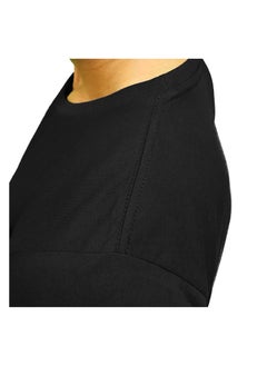 Generic Nextt Level Black Round Neck T-Shirts Premium Mercerised Cotton Bio-Washed and Timeless Style with Luxury Comfort  - Image 4