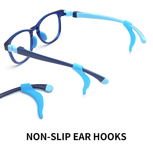 JM Kids Blue Light Glasses, Computer Gaming Grasses for Girls Boys Age 3-10, Anti Blue Ray TR90 Eyeglasses - Image 5