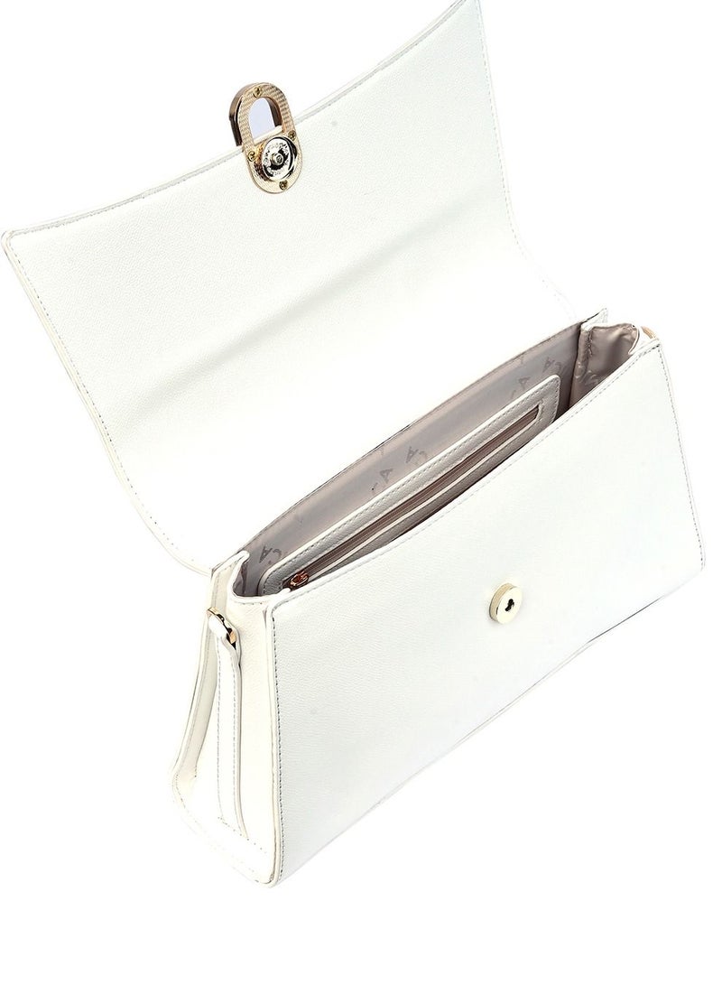 AMICA Maria Mini Crossbody Bag for Ladies - White - Image 4