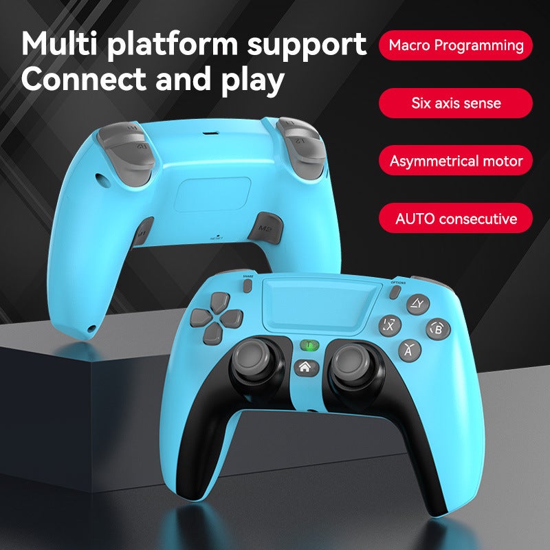Wireless Bluetooth Shock PS4 Controller Slim/Pro Blue + Black 