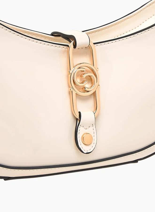 سيليست Women Solid Shoulder Bag with Adjustable Handle and Zip Closure