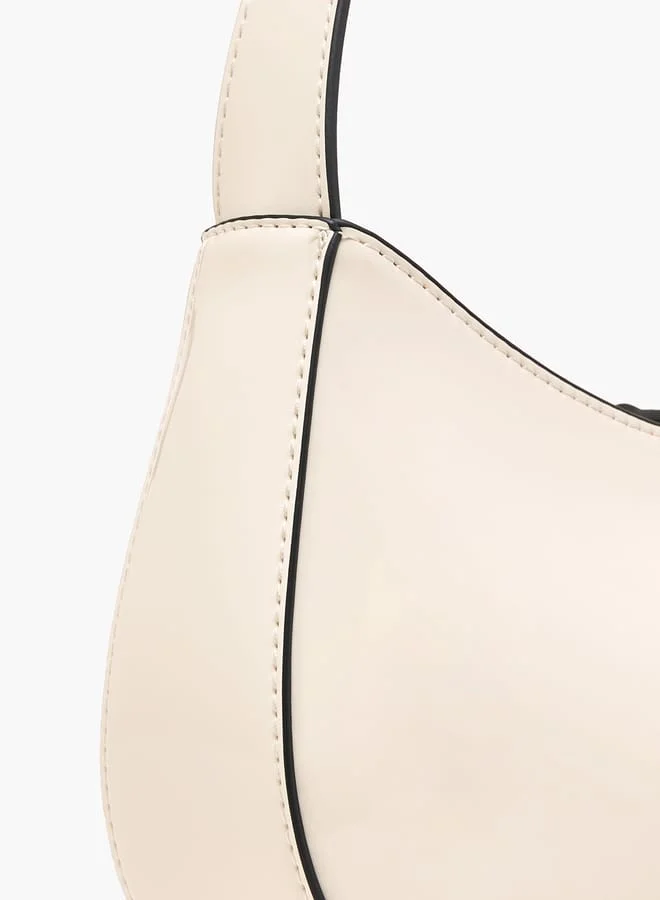 سيليست Women Solid Shoulder Bag with Adjustable Handle and Zip Closure