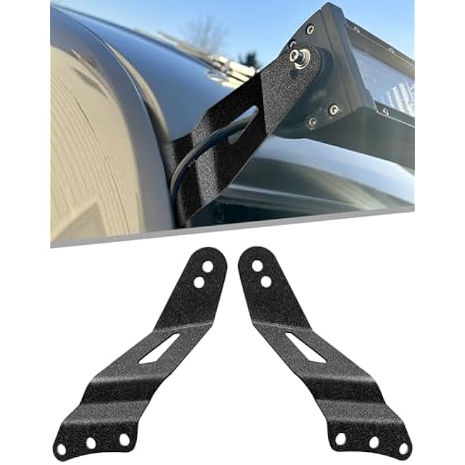 Chelhead 52 Curved Led Light Bar Bracket For Upper Windshield Roof Compatible With 9906 Chevy Silverado Suburban Avalanche Tahoe  Gmc Yukon Sierra - Image 2