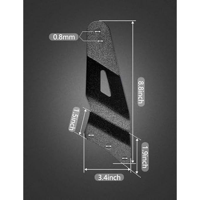 Chelhead 52 Curved Led Light Bar Bracket For Upper Windshield Roof Compatible With 9906 Chevy Silverado Suburban Avalanche Tahoe  Gmc Yukon Sierra - Image 5