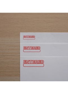 ExcelMark Entered Self Inking Rubber Stamp Red Ink  - Image 4