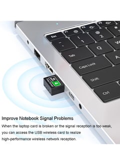 اكس برو 5 محول واي فاي USB 600M بطاقة شبكة لاسلكية ثنائية النطاق لجهاز كمبيوتر خارجي 2.4G 5G جهاز استقبال واي فاي  - Image 3