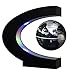 Senders Floating Globe with LED Lights C Shape Magnetic Levitation Floating Globe World Map for Desk Decoration BlackSilver - Image 3