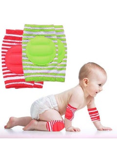 Baby Padded Knee Pads For Crawling Antislip Stretchable Elastic Cotton Soft Breathable Comfortable Kids Knee Cap Elbow Safety Protector