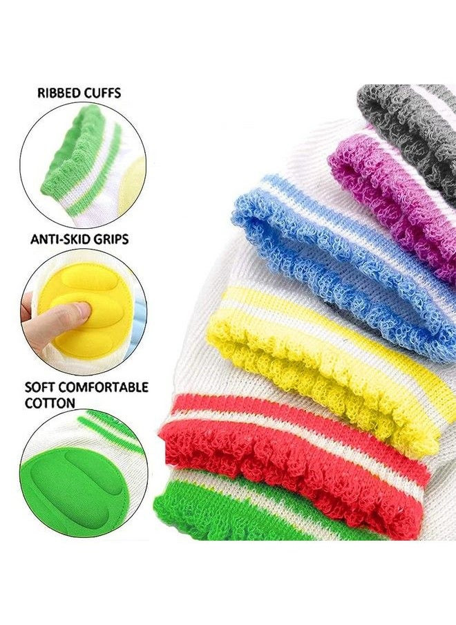 BabyMoon - Baby Padded Knee Pads For Crawling Antislip Stretchable Elastic Cotton Soft Breathable Comfortable Kids Knee Cap Elbow Safety Protector - Image 1