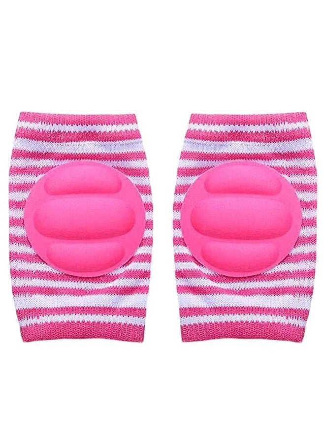 BabyMoon - Baby Padded Knee Pads For Crawling Antislip Stretchable Elastic Cotton Soft Breathable Comfortable Kids Knee Cap Elbow Safety Protector - Image 1