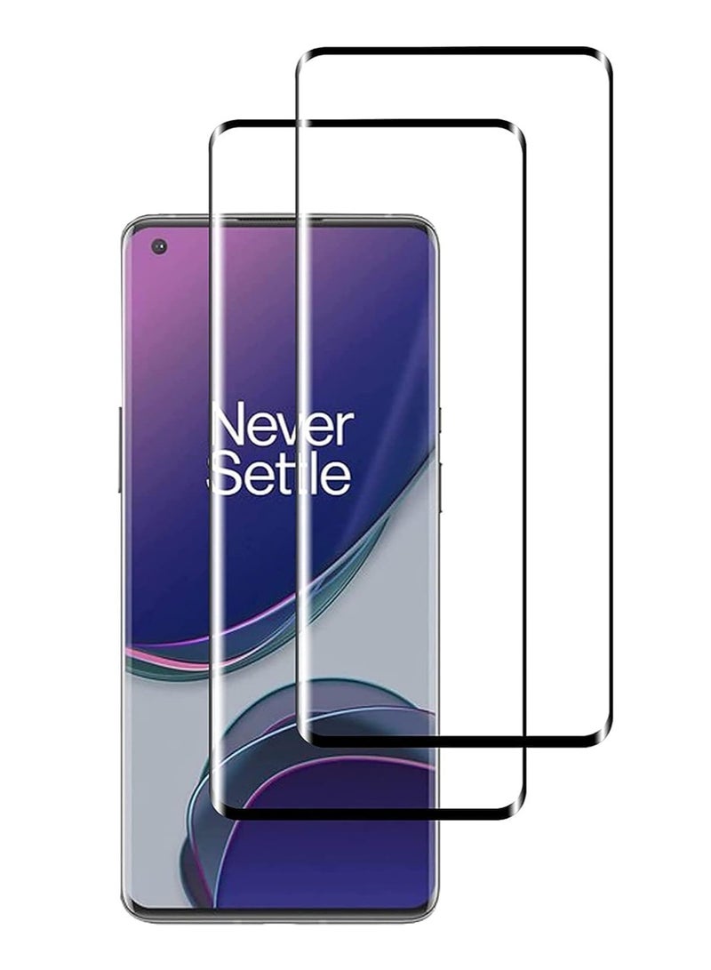 ELTRAZONE 2-Pack Tempered Glass Screen Protector for OnePlus 9 Pro – UV Light Installation Kit, Ultra HD Clear 9H Hardness, Full Edge-to-Edge Coverage, Anti-Scratch, Bubble-Free, High Touch Sensitivity, Easy Install Protection - Image 1