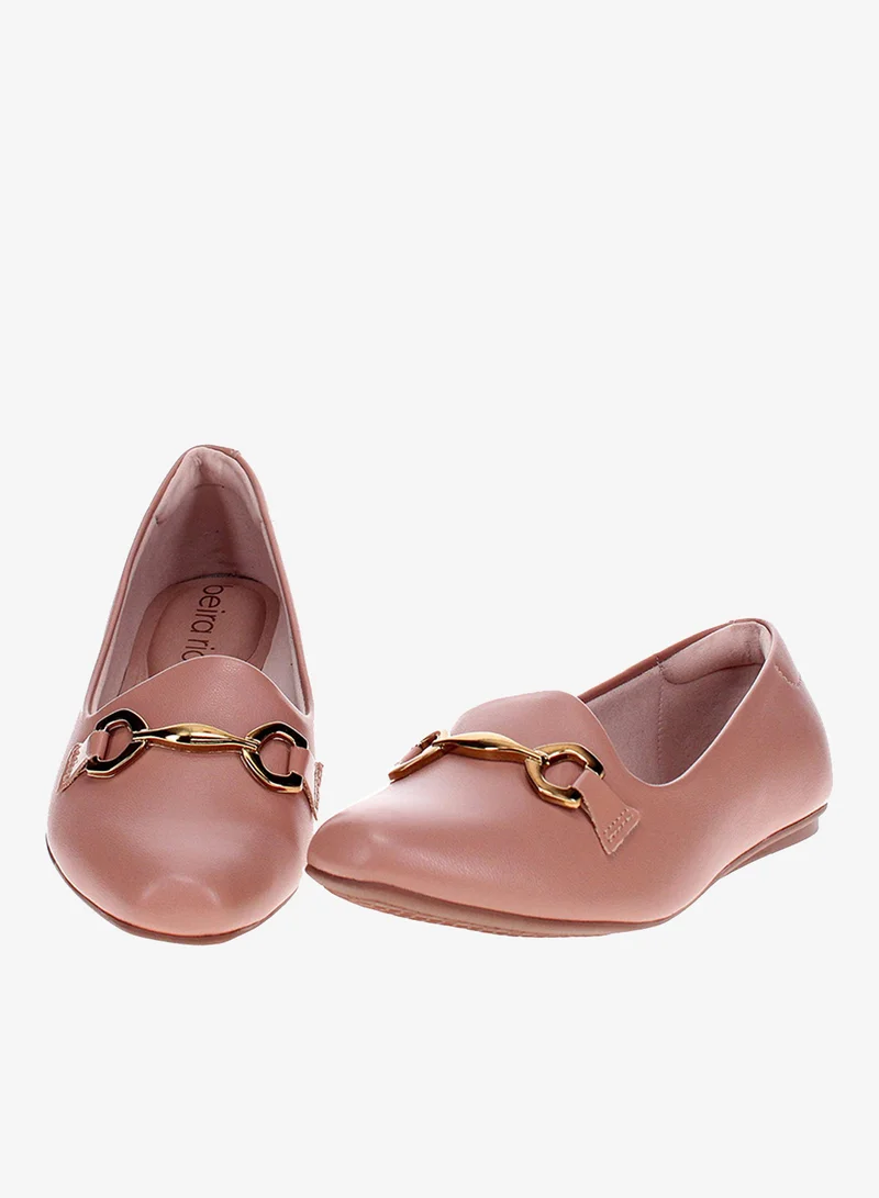 Beira Rio Beige Flat Shoes for Women – Stylish & Comfortable Everyday Footwear for Women | Best Price UAE