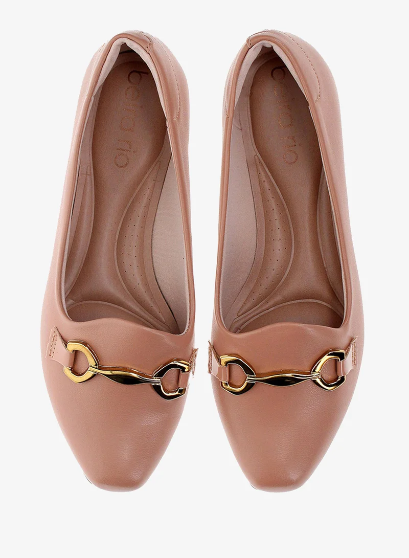 Beira Rio Beige Flat Shoes for Women – Stylish & Comfortable Everyday Footwear for Women | Best Price UAE