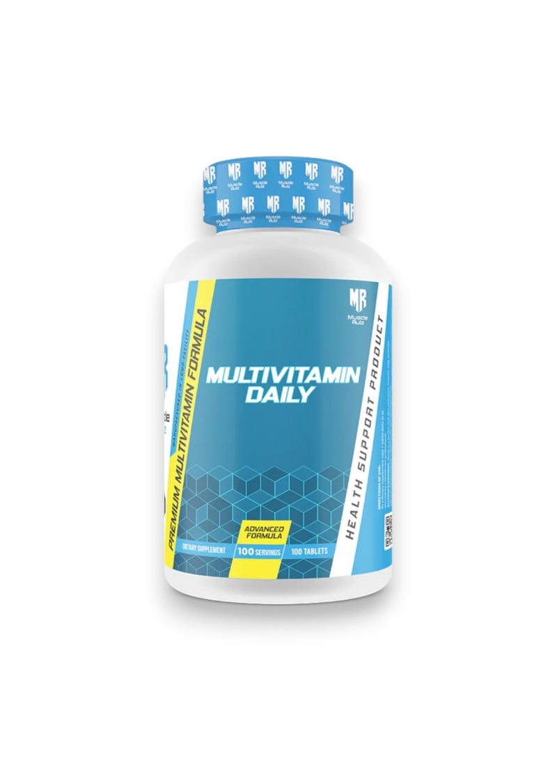 Muscle Rulz Multivitamin Daily, Premium Multivitamin Formula, Health Support Product, 90 Servings 