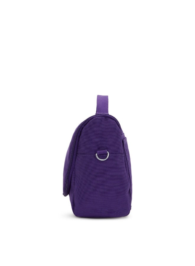 kipling New Kichirou Insulated medium lunch bag with trolley sleeve VIP purple - Image 4