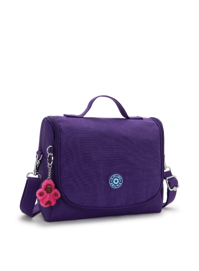 kipling New Kichirou Insulated medium lunch bag with trolley sleeve VIP purple - Image 3