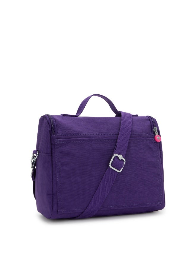 kipling New Kichirou Insulated medium lunch bag with trolley sleeve VIP purple - Image 2