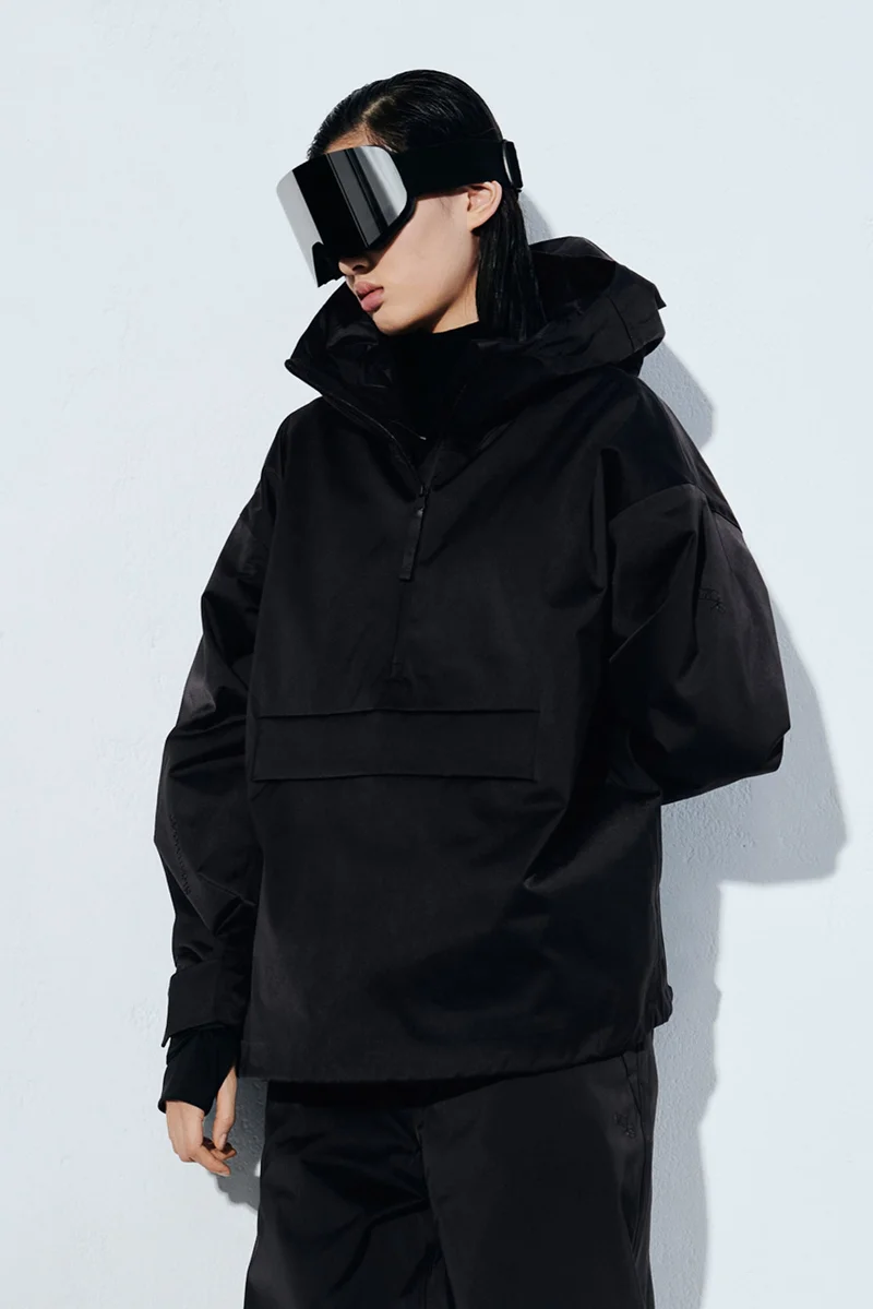 H&M Padded Popover Ski Jacket In Stormmove™