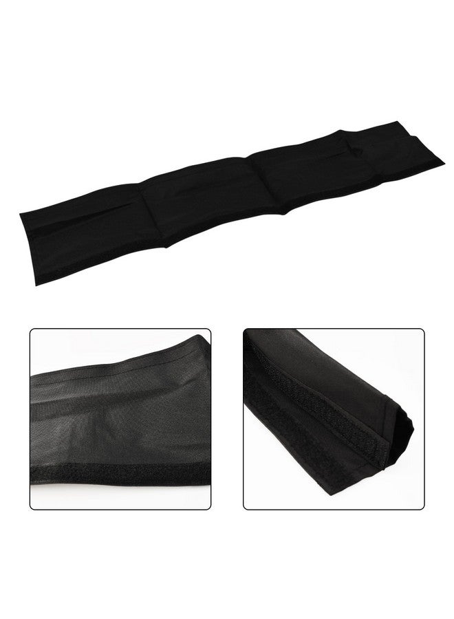 Flylin 2Pcs Baby Stroller Armrest Protective Cover, Replacement Foam Handle Cover Pushchair Handle Covers Waterproof, Pushchair Handlebar Sleeve Toddler Pram Bumper Handle Warmer Gloves Cover Magnet Closure - Image 2