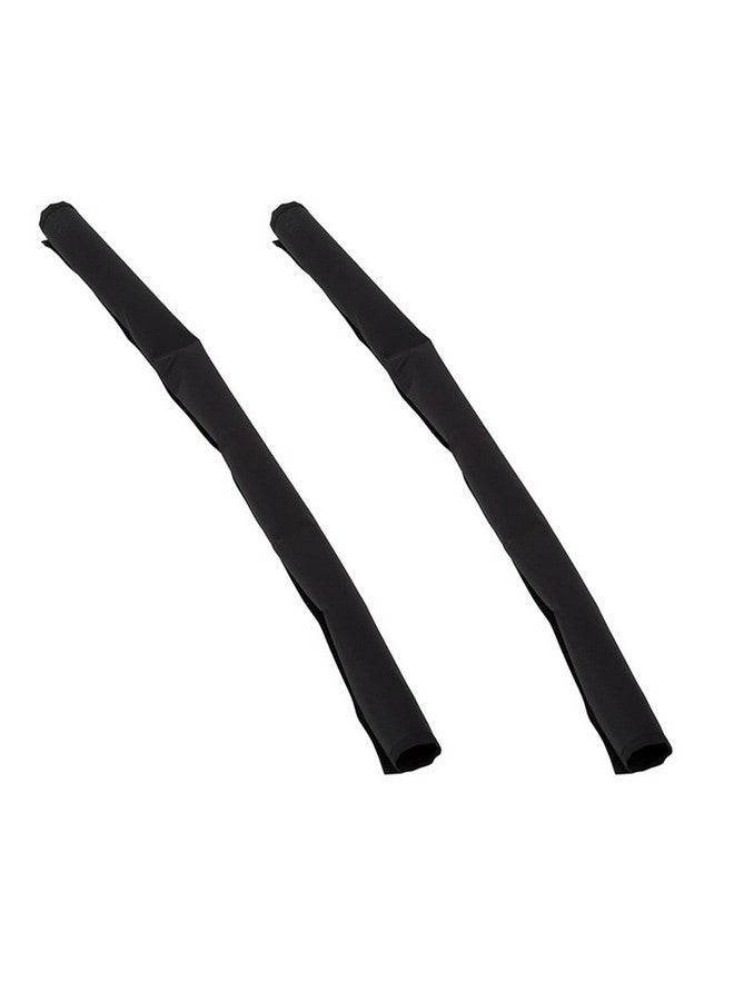 Flylin 2Pcs Baby Stroller Armrest Protective Cover, Replacement Foam Handle Cover Pushchair Handle Covers Waterproof, Pushchair Handlebar Sleeve Toddler Pram Bumper Handle Warmer Gloves Cover Magnet Closure - Image 1