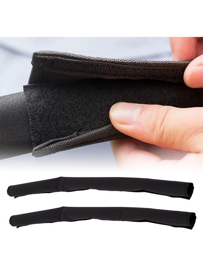 Flylin 2Pcs Baby Stroller Armrest Protective Cover, Replacement Foam Handle Cover Pushchair Handle Covers Waterproof, Pushchair Handlebar Sleeve Toddler Pram Bumper Handle Warmer Gloves Cover Magnet Closure - Image 4