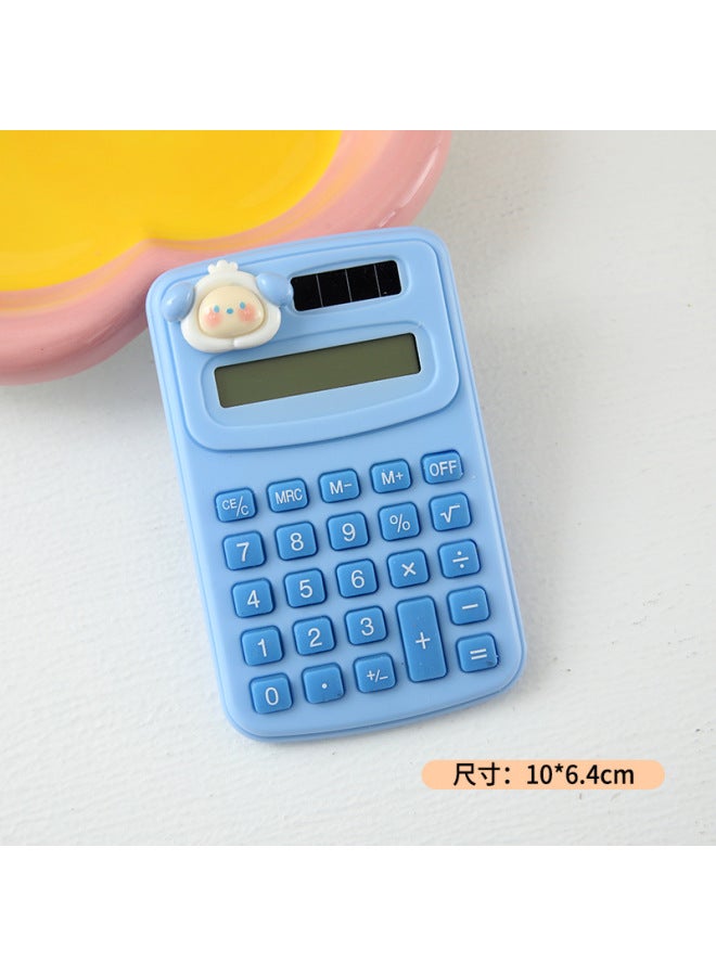 Mini Pocket Calculator Small Portable Student Office Small Computer High Color Value Cartoon Calculator
