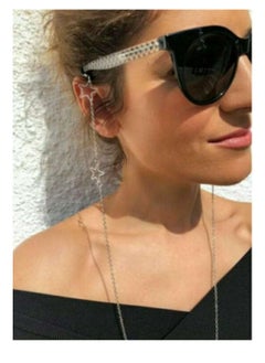 RA accessories Handmade Women Eyeglasses Chain Silver  - Image 1