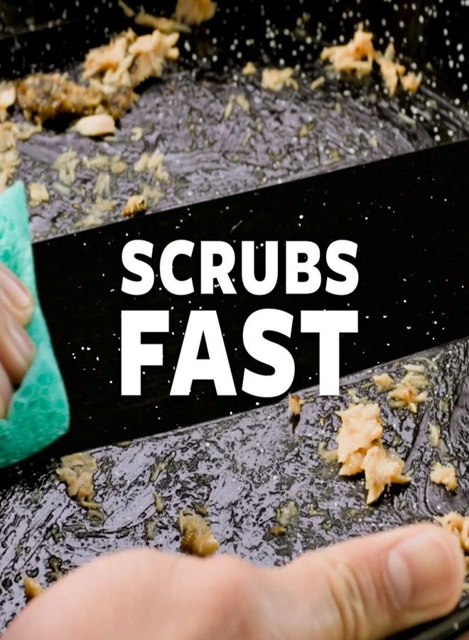 Scotch Brite Scotch-Brite Scrub Dots Heavy Duty Scrub Sponge, 3 Scrub Sponges - Image 4