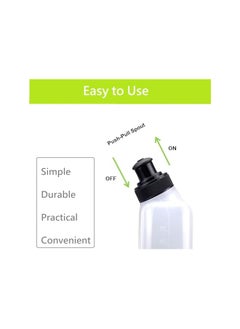 AONIJIE Bpa Free Water Bottles Flask Leakproof For Running Hydration Belt Fanny Packs For Triathlon Marathon Hiking Cycling Climbing Runner (280Ml/9.5Oz - 2 Pack)  - Image 2