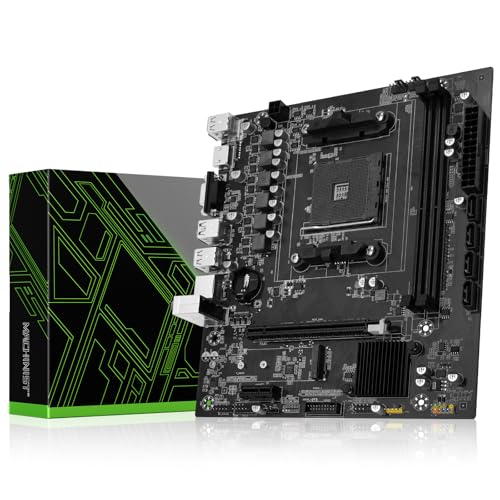 MACHINIST لوحة أم MACHINIST B450 لمعالجات AMD AM4 من الجيل 1-5 (DDR4 بحد أقصى 64GB، NVME/NGFF M.2، SATA 3.0، PCIe 3.0، USB 3.0، LAN جيجابت، VGA، متوافق مع HDMI) - Image 1
